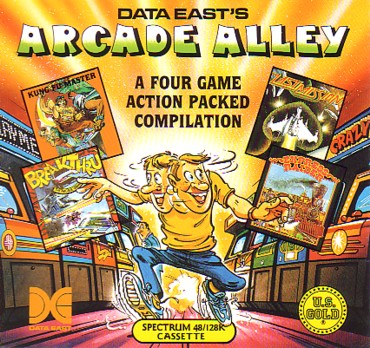 Screen from Data East's Arcade Alley