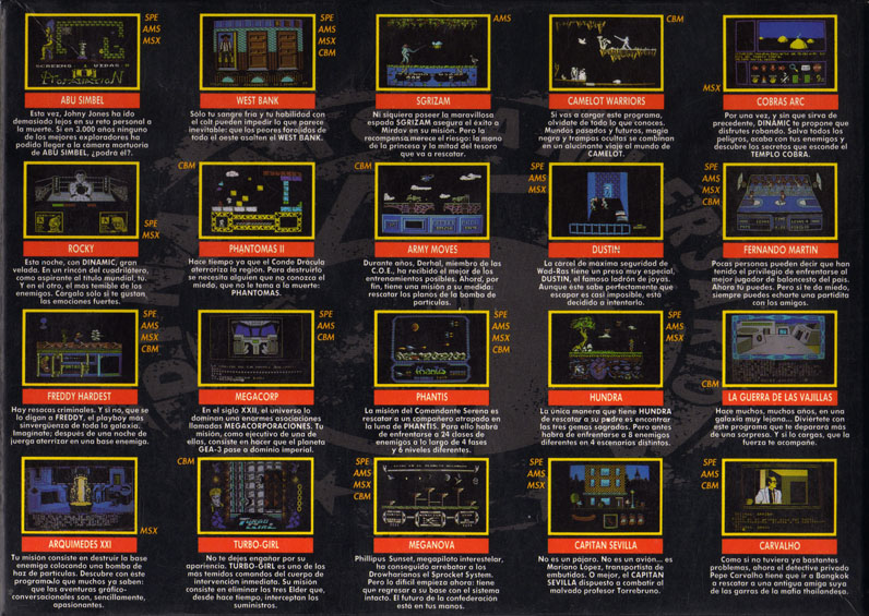 Screen from Dinamic 5 Aniversario