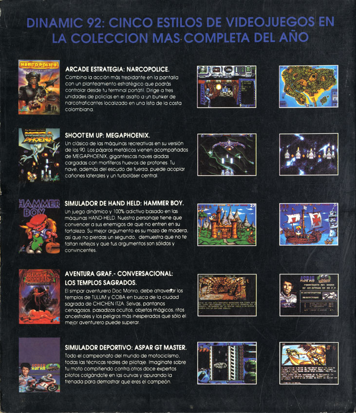 Screen from The Dinamic Pack '92
