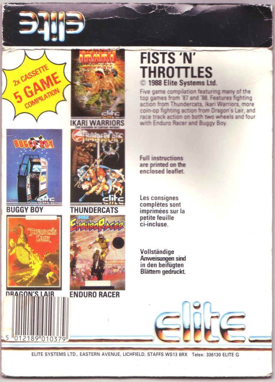 Screen from Fists 'n' Throttles