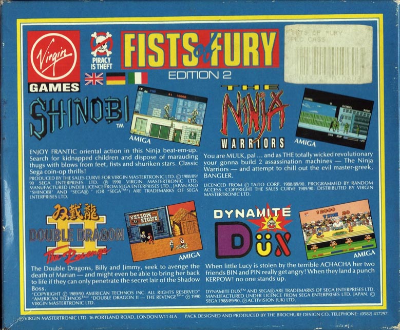Screen from Fists of Fury