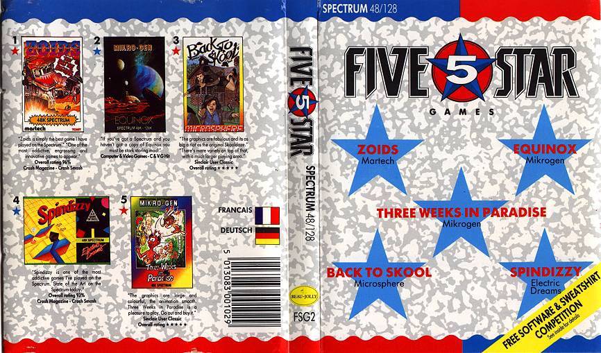 Screen from Five Star Games