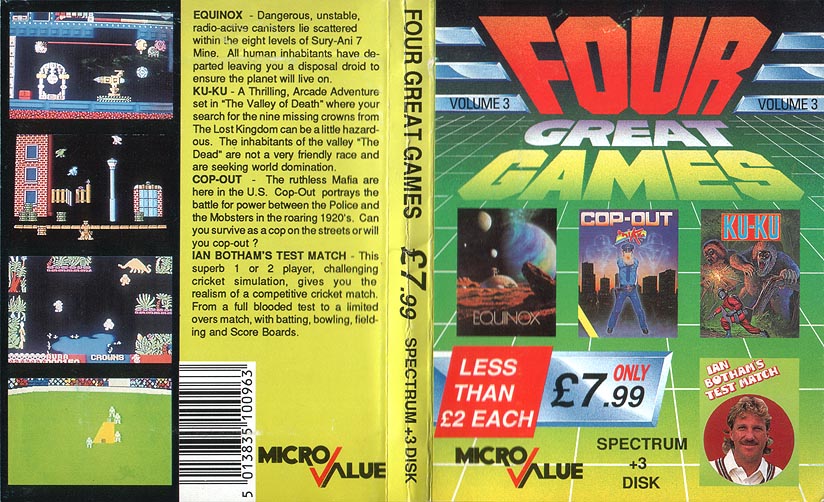 Screen from Four Great Games Volume 3