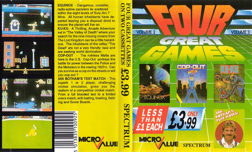 Screen from Four Great Games Volume 3