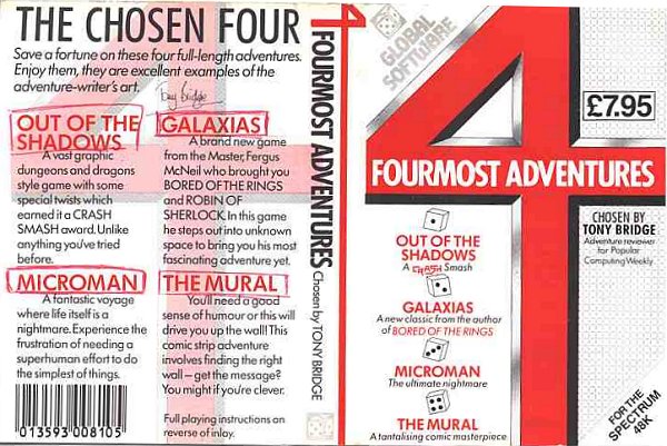 Screen from Fourmost Adventures