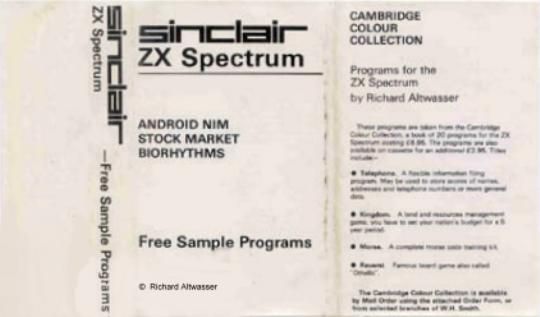 Screen from Free Sample Programs