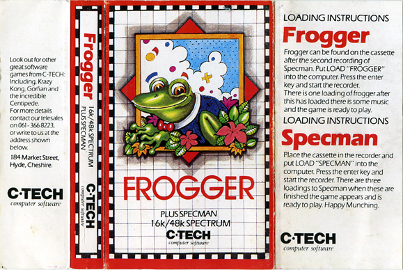 Screen from Frogger + Specman
