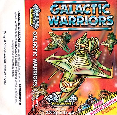 Screen from Galactic Warriors + Raceway