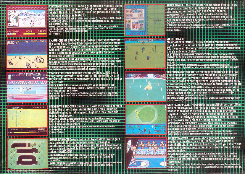 Screen from Game, Set and Match 2