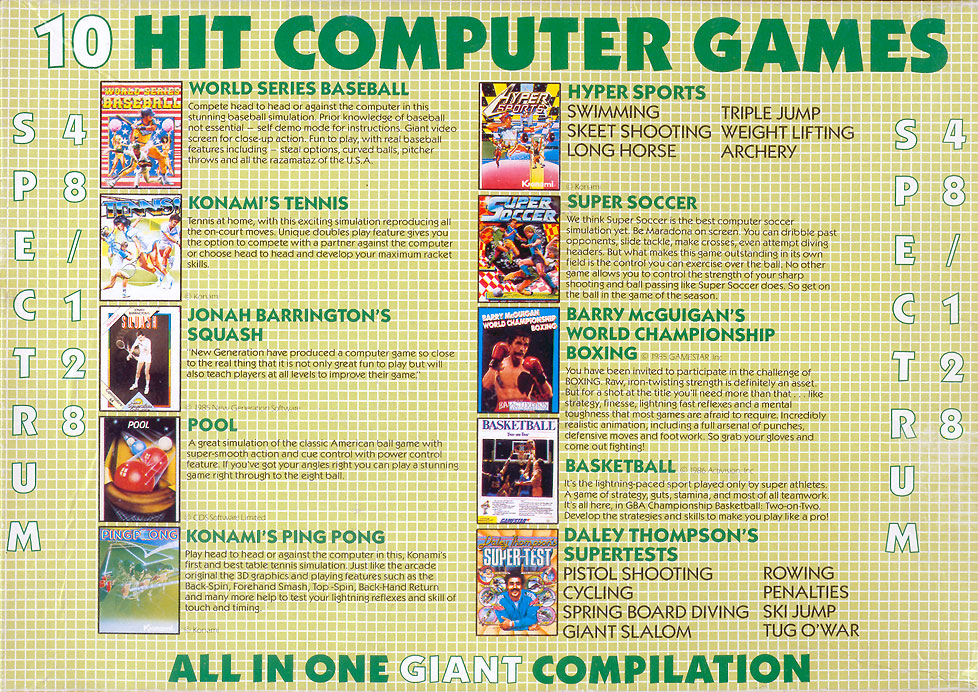 Screen from Game, Set and Match