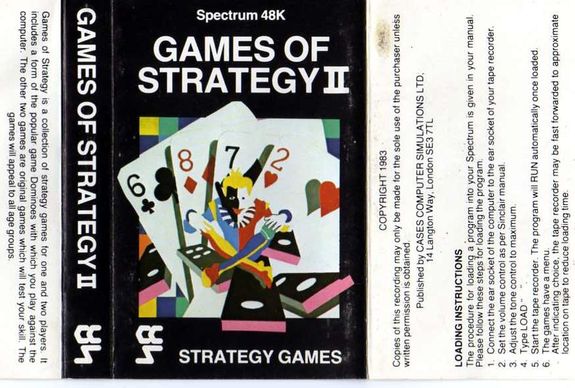 Screen from Games of Strategy II
