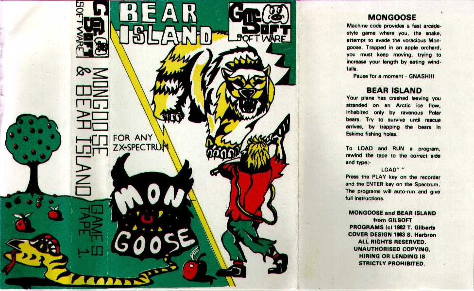 Screen from Games Tape 1