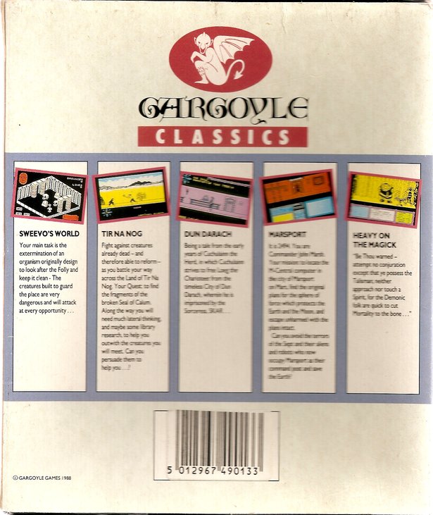 Screen from Gargoyle Classics
