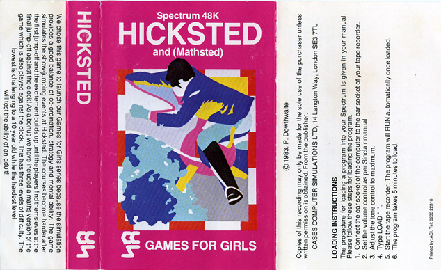 Screen from Hicksted/Mathsted