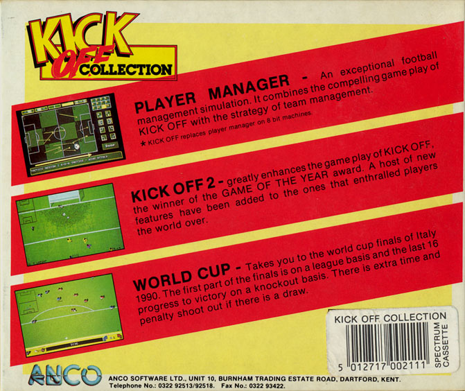 Screen from Kick Off Collection