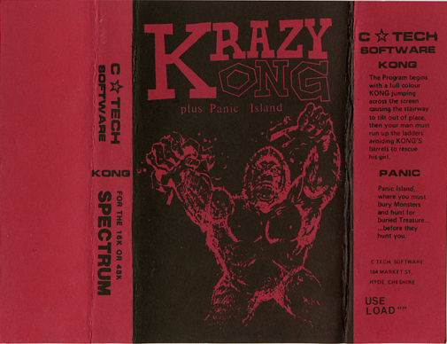 Screen from Krazy Kong + Panic Island