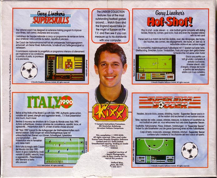 Screen from The Lineker Collection