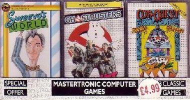 Screen from Mastertronic Compilation 1