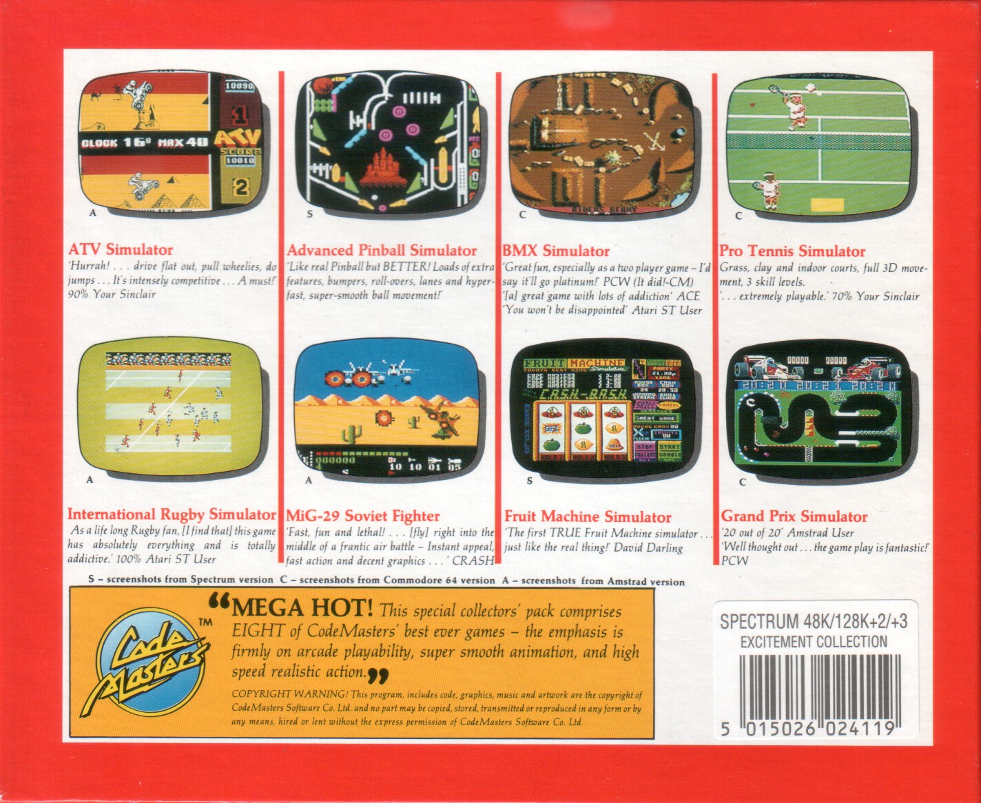Screen from Mega-Hot