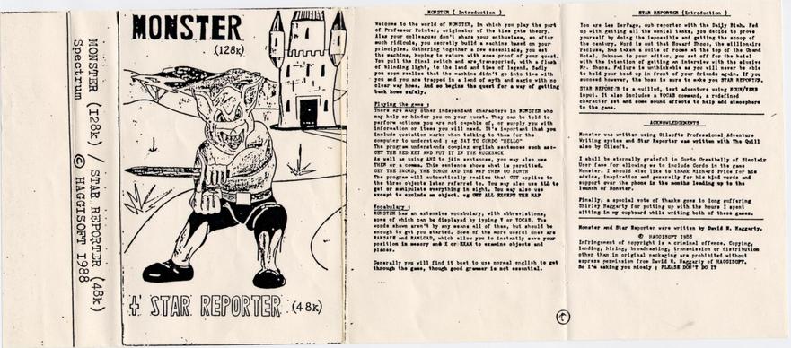 Screen from Monster + Star Reporter