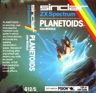 Screen from Planetoids + Missile