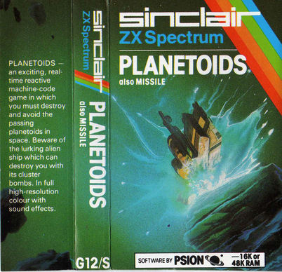 Screen from Planetoids + Missile