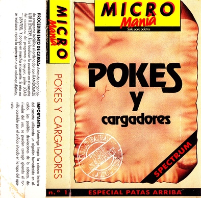 Screen from Pokes y Cargadores: Especial Patas Arriba n.1