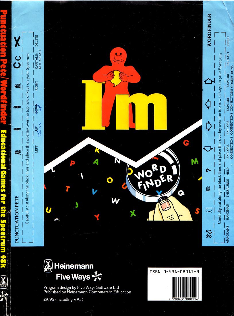 Screen from Punctuation Pete + Word Finder