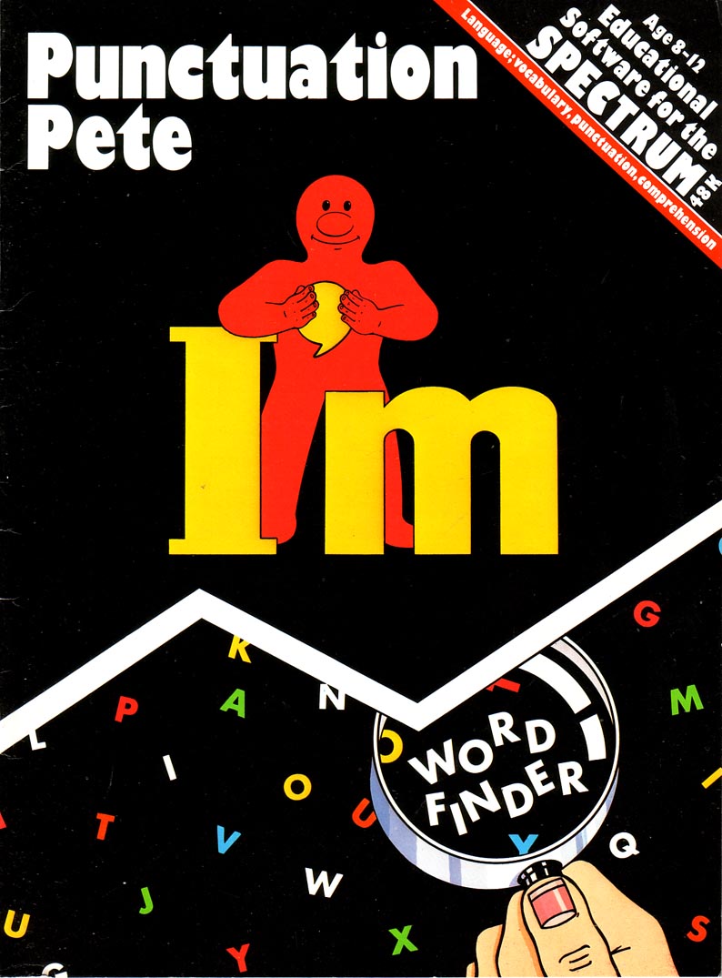 Screen from Punctuation Pete + Word Finder