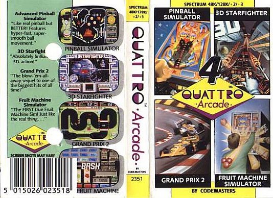 Screen from Quattro Arcade