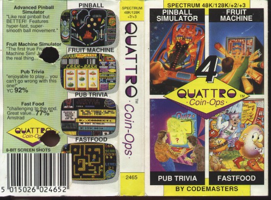 Screen from Quattro Coin-Ops