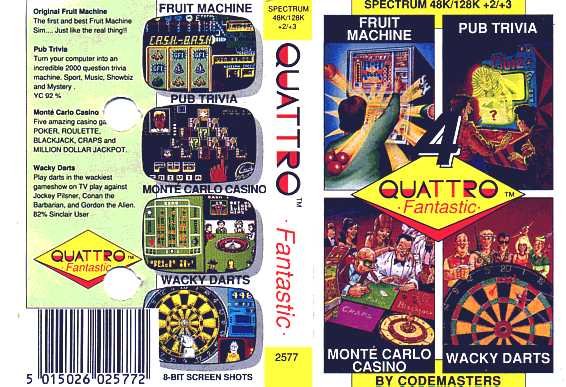 Screen from Quattro Fantastic