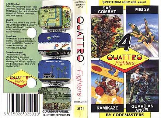 Screen from Quattro Fighters