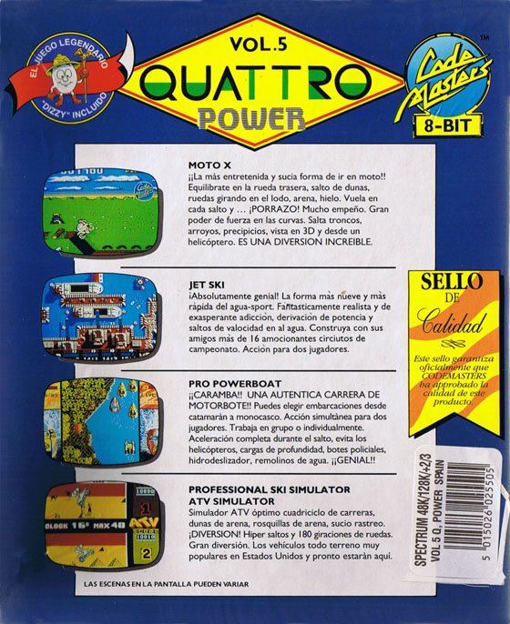 Screen from Quattro Power Vol. 5