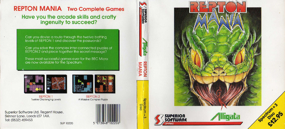 Screen from Repton Mania