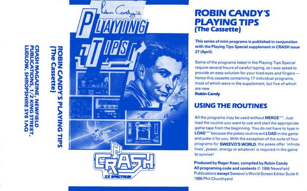 Screen from Robin Candy's Playing Tips