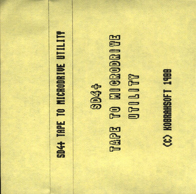 Screen from SD4+ Tape to Microdrive Utility