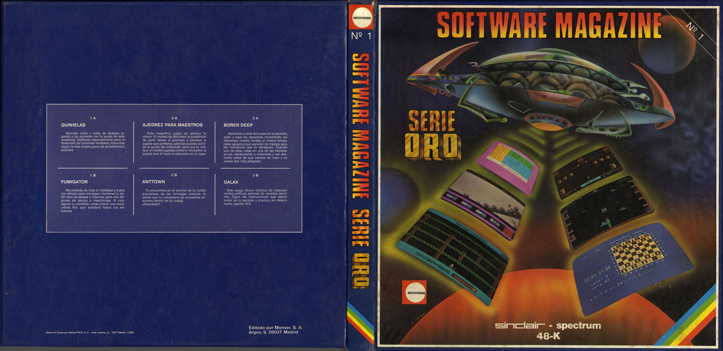 Screen from Software Magazine Serie Oro No 1