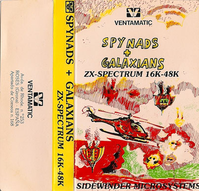 Screen from Spynads + Galaxians
