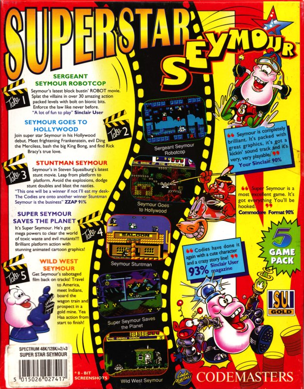 Screen from Superstar Seymour