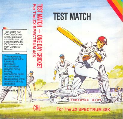 Screen from Test Match + One Day Cricket