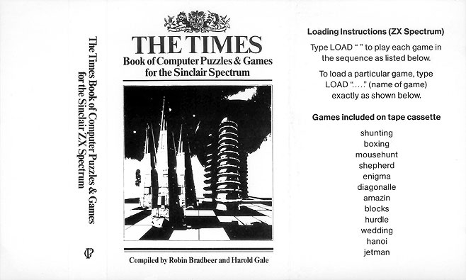 Screen from The Times Book of Computer Puzzles & Games
