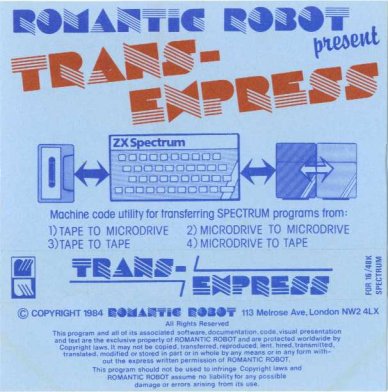 Screen from Trans-Express