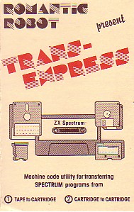 Screen from Trans-Express 85.2 - Tape to Cartridge + Cartridge to Cartridge
