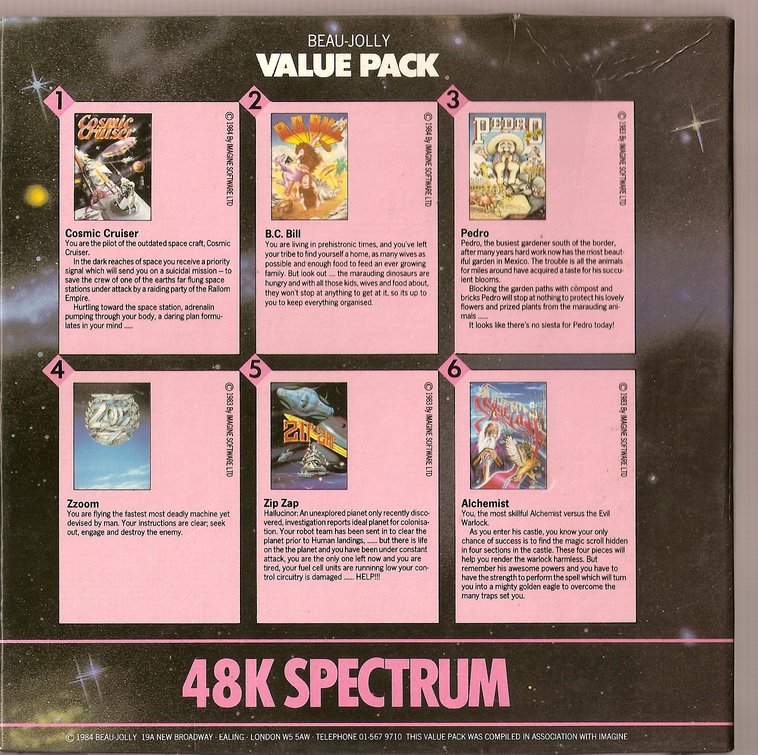 Screen from Value Pack 48K