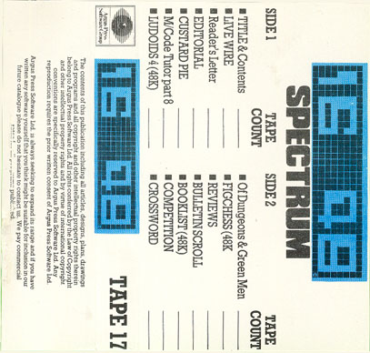 Screen from 16/48 Magazine Tape 17