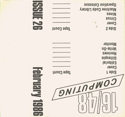 Screen from 16/48 Magazine Tape 26