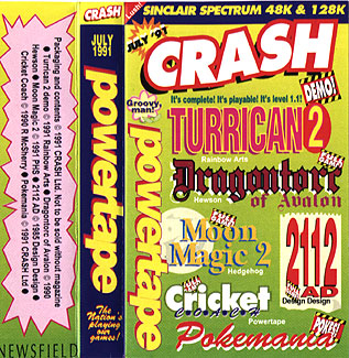 Screen from Crash issue 90: Presents 26