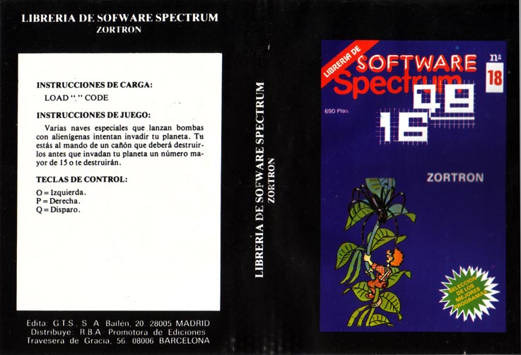 Screen from Libreria de Software Spectrum issue 18