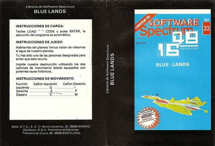 Screen from Libreria de Software Spectrum issue 22